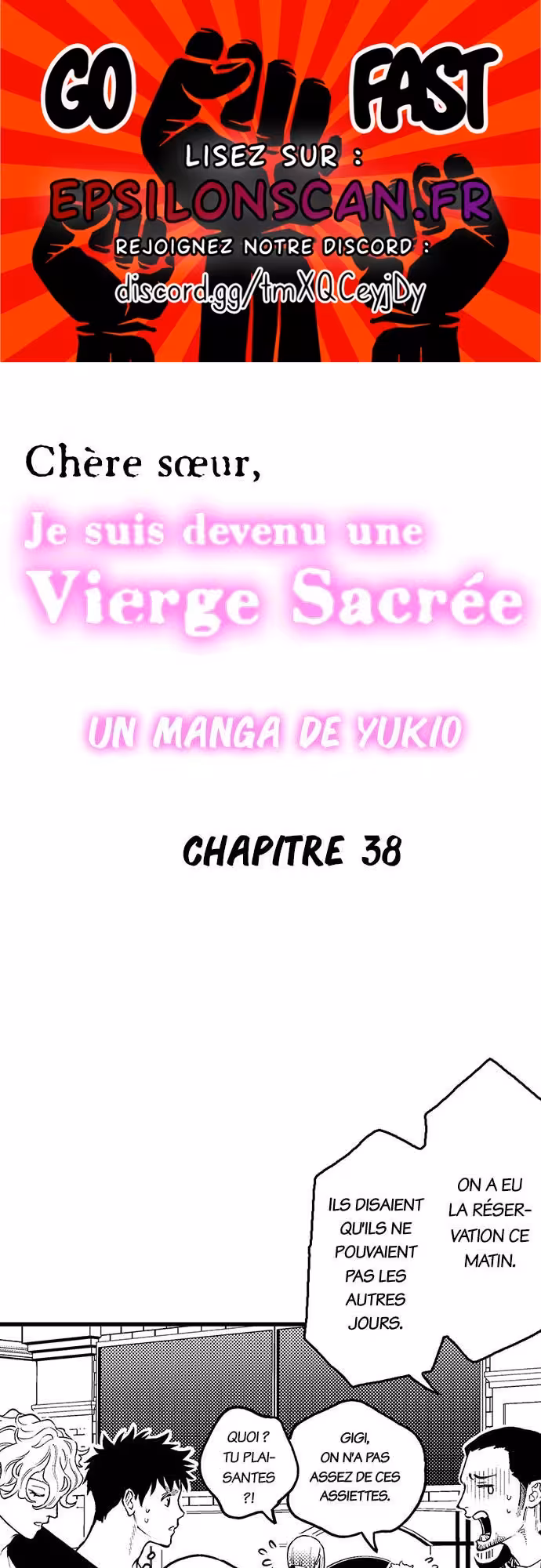 Zenryaku, Onii-chan wa Seijo ni Narimashita. Chapitre 38 page 1