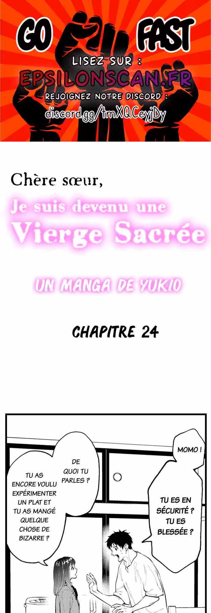 Zenryaku, Onii-chan wa Seijo ni Narimashita. Chapitre 24 page 1