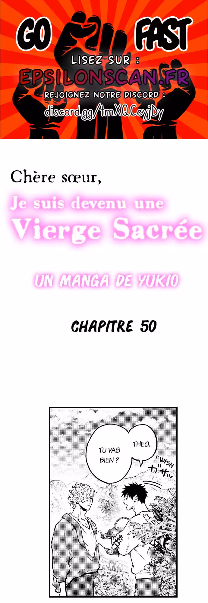 Zenryaku, Onii-chan wa Seijo ni Narimashita. Chapitre 50 page 1