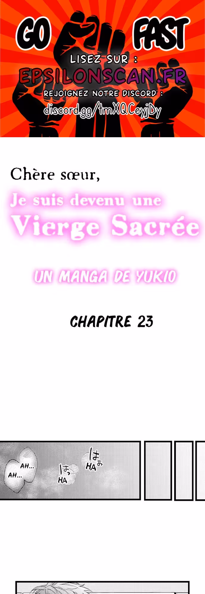 Zenryaku, Onii-chan wa Seijo ni Narimashita. Chapitre 23 page 1