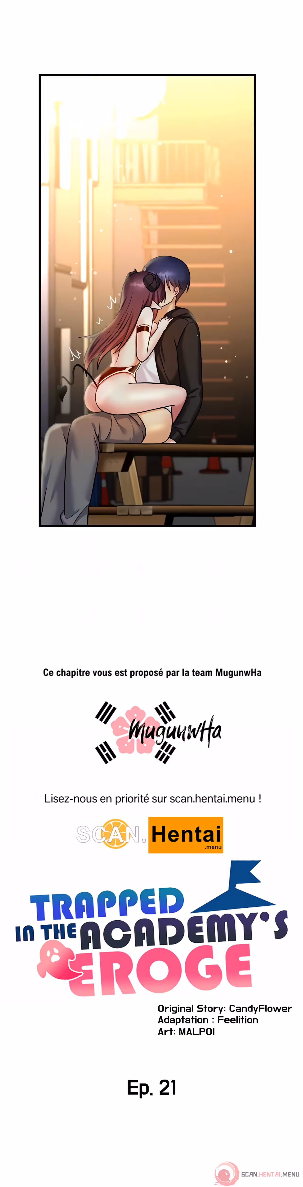 Trapped in the Academy’s Eroge Chapitre 21 page 23