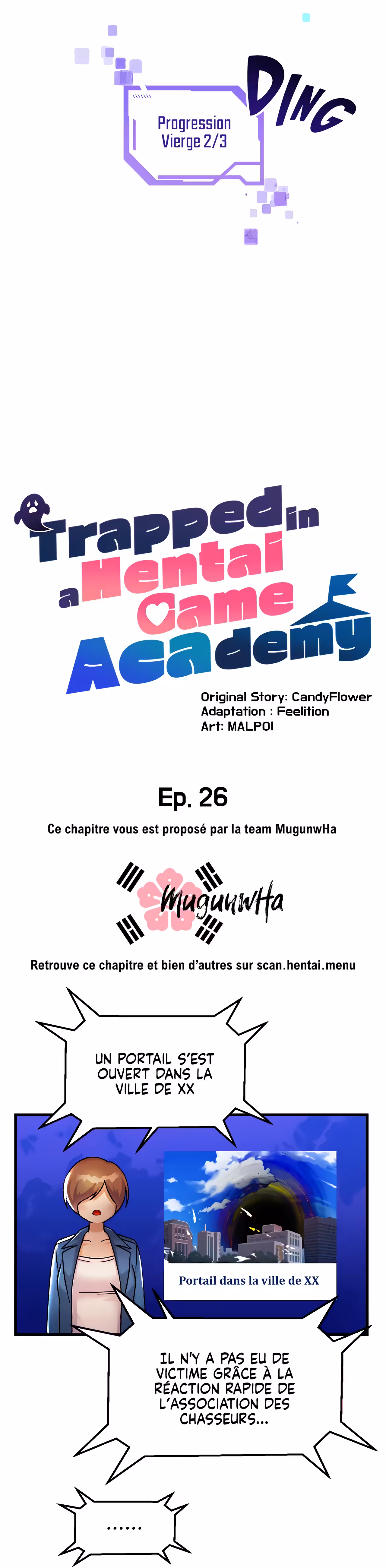 Trapped in the Academy’s Eroge Chapitre 26 page 16