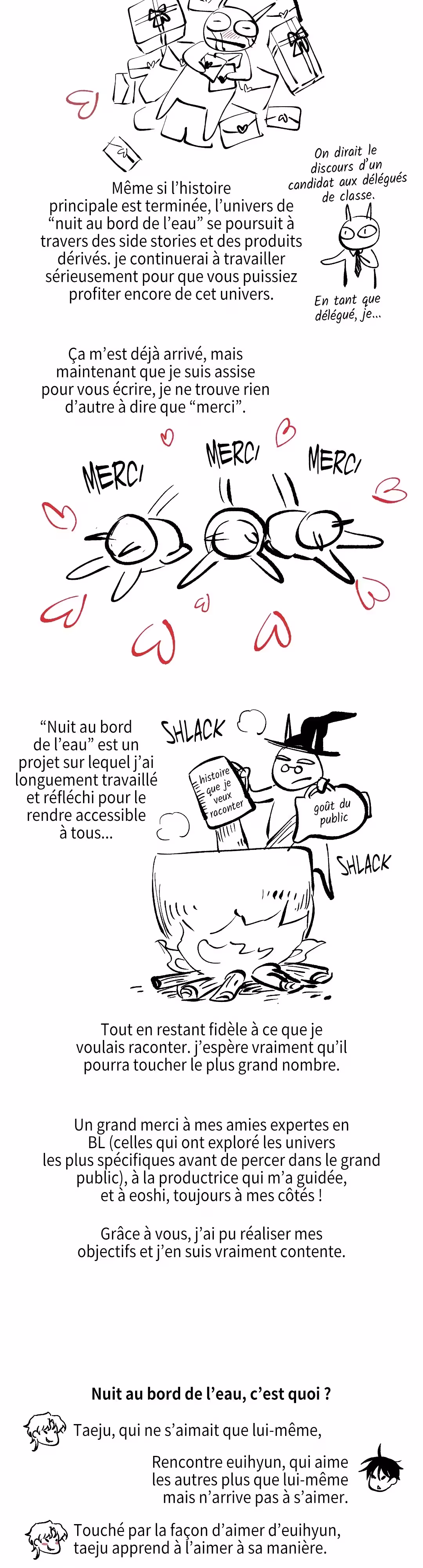Nuit au bord de l’eau Chapitre 100.5 - Note de l'Auteur page 2